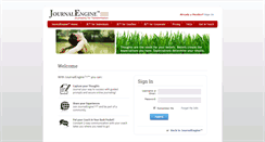 Desktop Screenshot of journal.journalengine.com